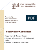 Ag NPs & Cyp2E1 Expression