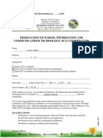 National SICT Designation Editable PDF