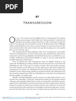 The Cambridge Foucault Lexicon - Transgression