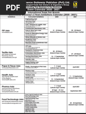 Fair Calendar 2021 | 2021 Calendar