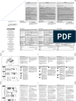 Alpine Stiprintuvo Manualas PDF