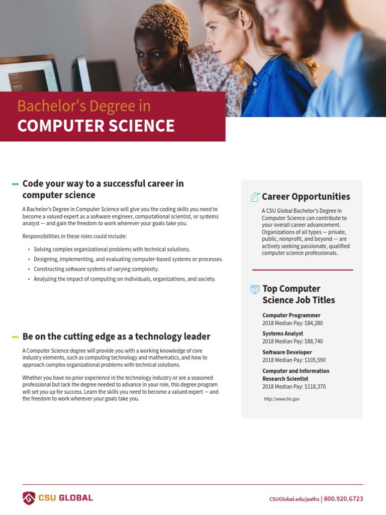 CSU Global Bachelor in Computer Science | PDF | Computer Science ...