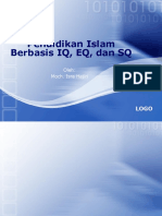 Pendidikan Islam Berbasis IQ, EQ, Dan SQ