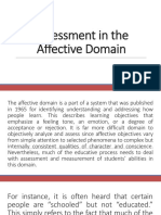 Assessment in The Affective Domain