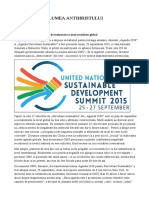 AGENDA 2030 LUMEA ANTIHRISTULUI Si AGENDA 21