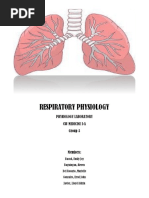 Respiratory Physiology Lab Report