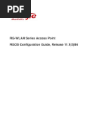 RG-WLAN Series Access Point RGOS Configuration Guide, Release 11.1 (5) B6 PDF