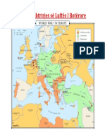 Harta e Shtrirjes Së Luftës I Botërore Albi