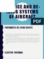 Anti Ice and de Icing System
