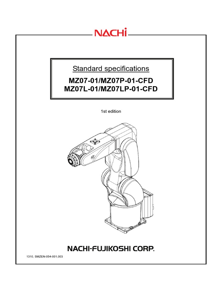 Nachi mz07 Specification | PDF | Programmable Logic Controller ...