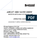 AIRCUT 101I-161 IW-200 IW Operating Manual PDF
