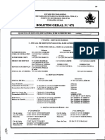 Ata de matrícula do Exame de Aptidão Bombeiro Militar de 2010