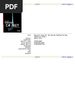 (Step by Step (Microsoft) ) John Sharp, Jon Jagger - Microsoft Visual C# .Net Step by Step-Microsoft Press (2002) PDF