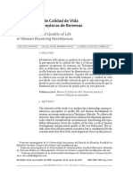 PERCEPCIÓN DE CALIDAD DE VIDA MUJERES RECEPTORAS DE REMESAS