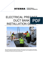 Precast Duct Bank Installation Guide