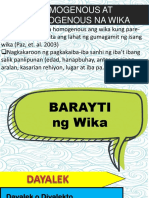 Barayti NG Wika