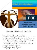 1.pgertian Pengobatan Dan Urgensinya