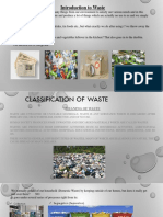Classification of Waste