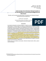 Afectividad, Autoconcepto y Relaciones Interpersonales en Agresores Sexuales Intrafamiliares A Través Del Psicodiágnostico Rorschach PDF