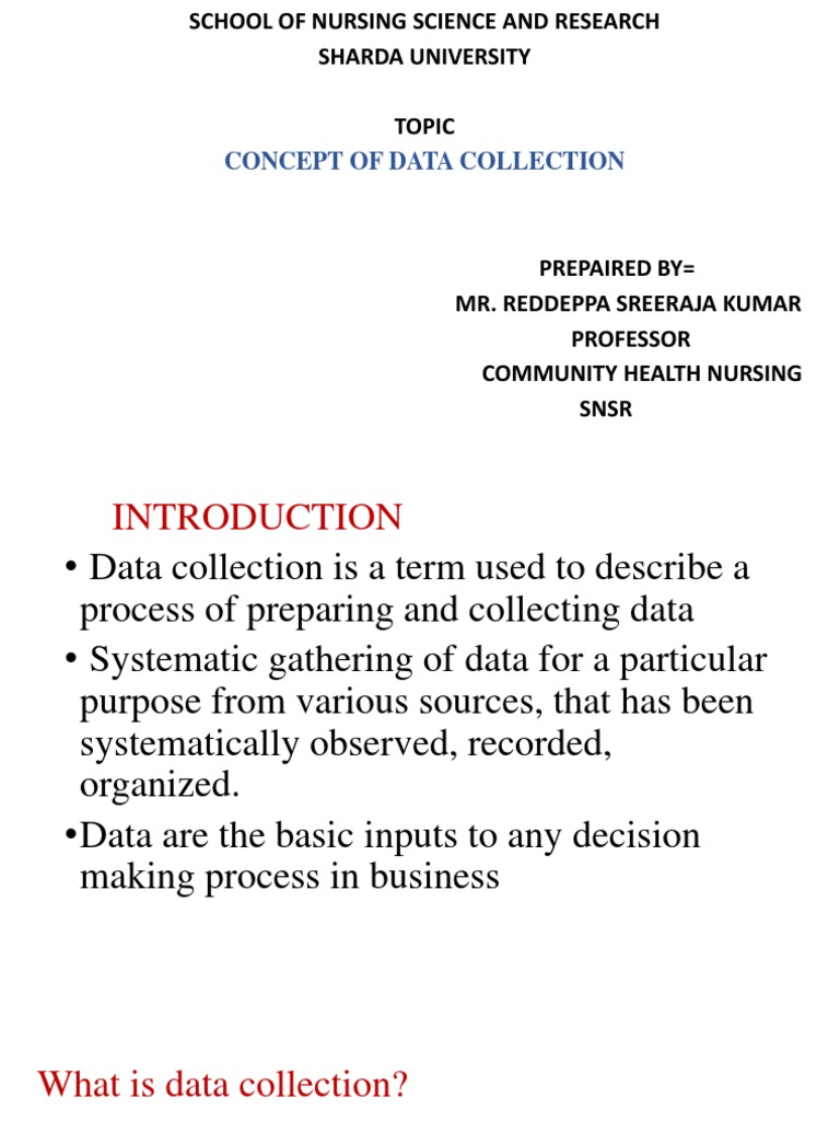 Data Collection | PDF | Data Collection | Data