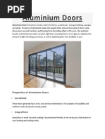 Aluminium Doors - Alumium Sliding Doors - Aluminium Glass Doors.