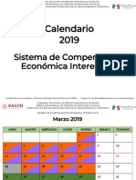 Calendario SCEI 2019