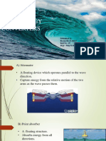 Types of Wave Energy Converters