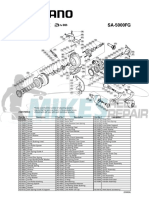 Shimano Sustain SA5000FG Schematic