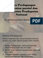 Neraca Perdagangan Pendekatan Parsial Dan Pendekatan Pendapatan National