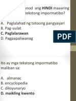 Reviewer Pagbasa