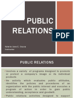 Chapter 4 - Public Relations