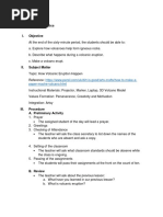 Principles of Teaching - Lesson Plan - Howvolcanoerupt