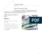 combien-coute.net-Salaire moyen en Suisse en 2020