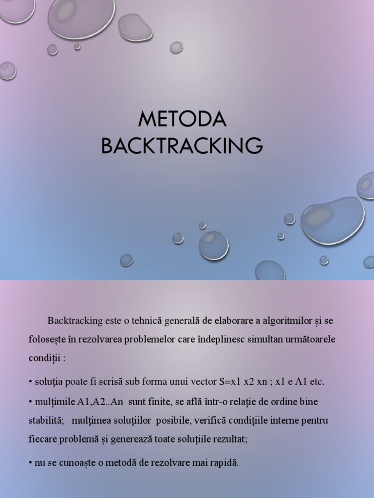 Backtracking 2 | PDF