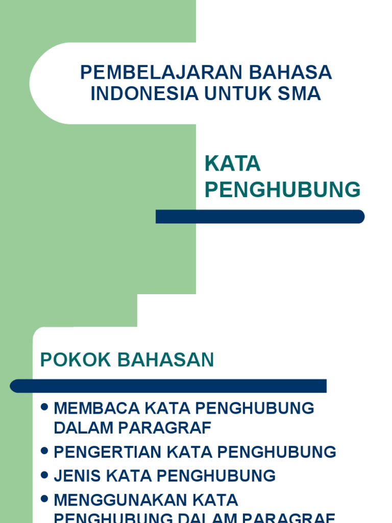 Kata Penghubung Klausa Pdf