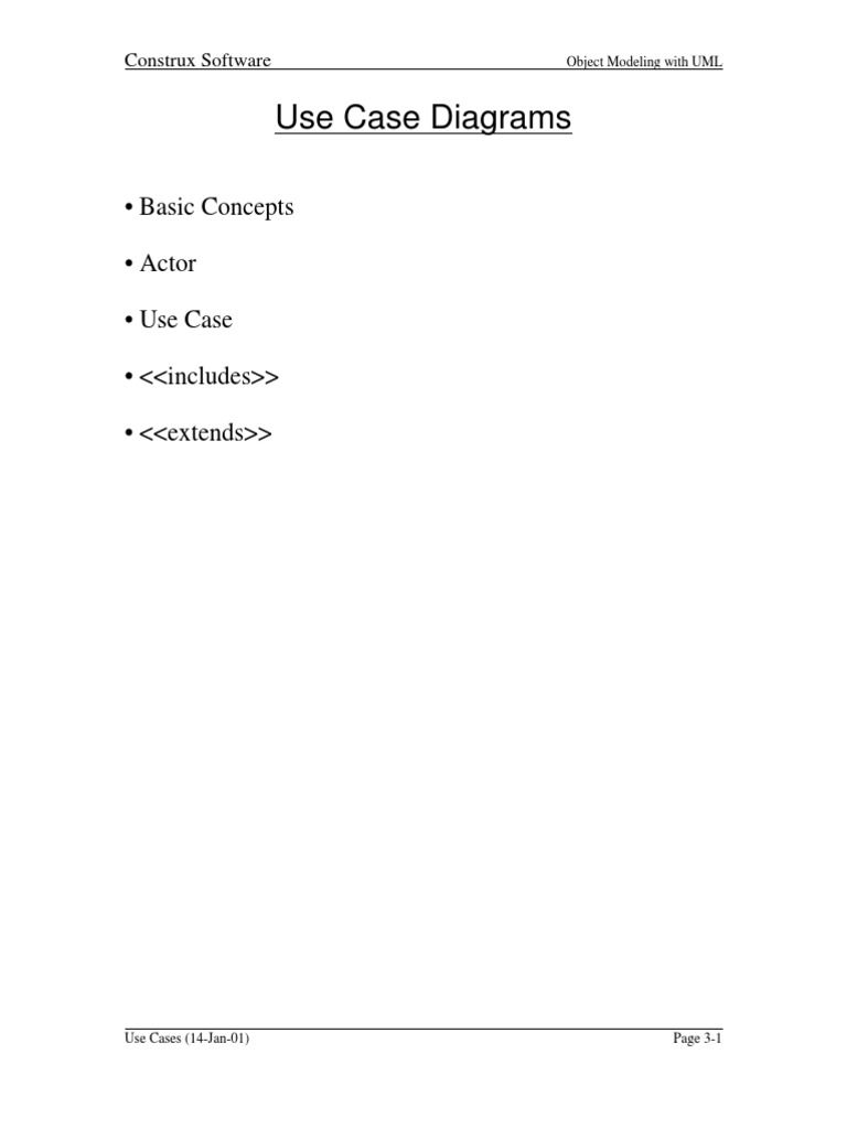 3-Use Cases | PDF | Use Case | Unified Modeling Language