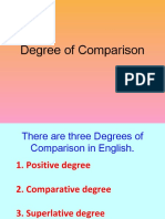 Three Degrees of Comparison