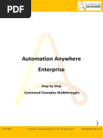 Automation Anywhere Enterprise Walkthrough