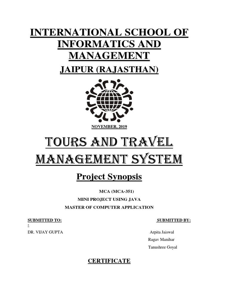 Tours and Travel Project | PDF | Databases | Computer Engineering