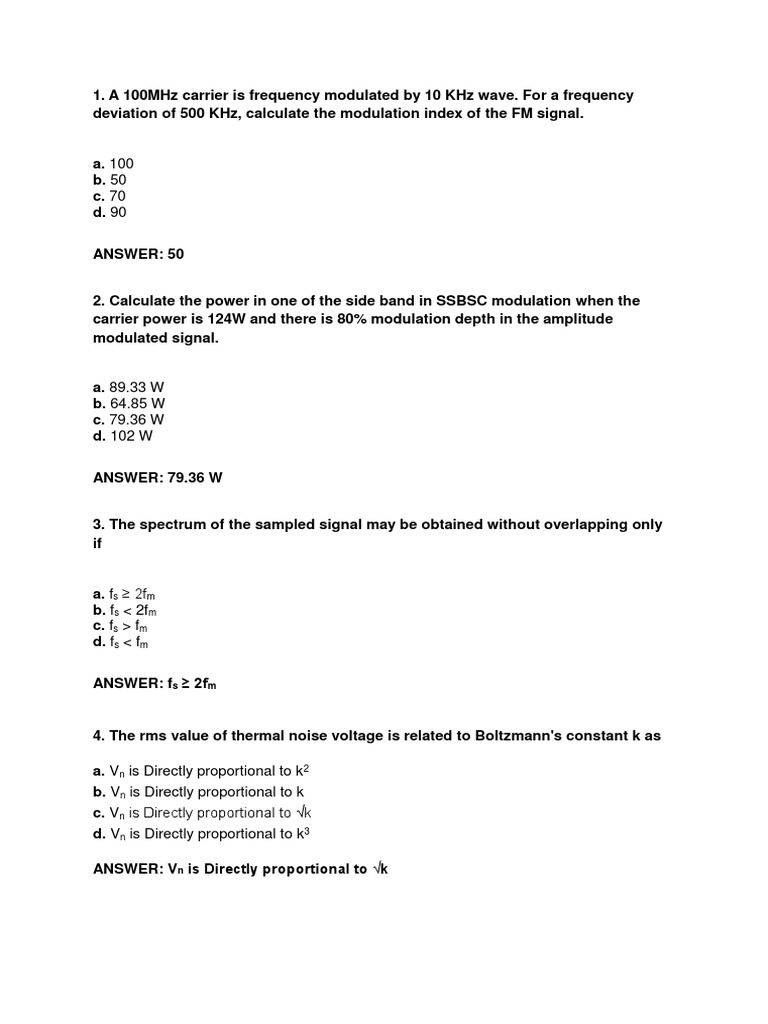 Analog Communication Mrs.R.Monika | PDF | Frequency Modulation ...
