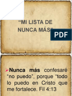 nunca mas