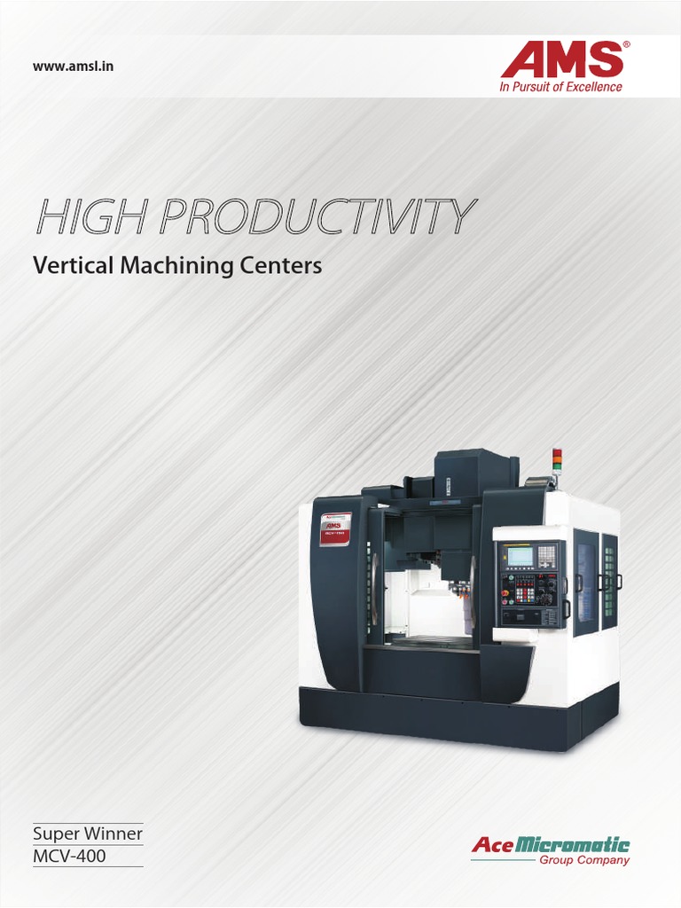 Micromatic MCV 400 Standard VMC CNC Machine | PDF | Machining