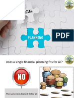 Different financial plans for different life stages