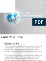 World Globe With App Icon Business PPT Templates Standard