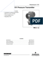 1151 AP, GP, DP Level Pressure Transmitter PDF