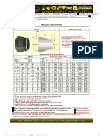Redução Concêntrica Norma ANSI B16.9 Solda de Topo Schedule SCH Standard STD 40 80 XS 160 XXS em Aço Carbono ASTM A234 GR PDF