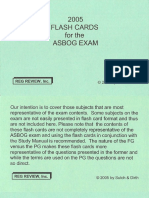 ASBOG Flash Cards