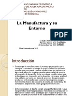 Manufactura y su entorno