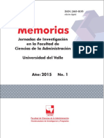 Memorias-2015-2 Univalle Fac Administracion PDF