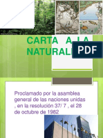 Carta A La Naturaleza